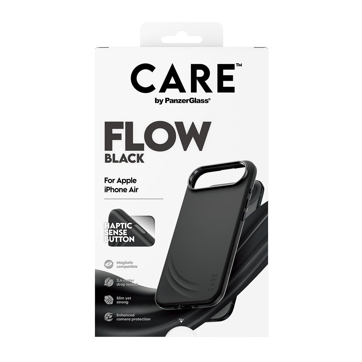 PanzerGlass CARE™ by PanzerGlass® Flow Case Black w. Haptic Button & MagSafe iPhone Air – image 3