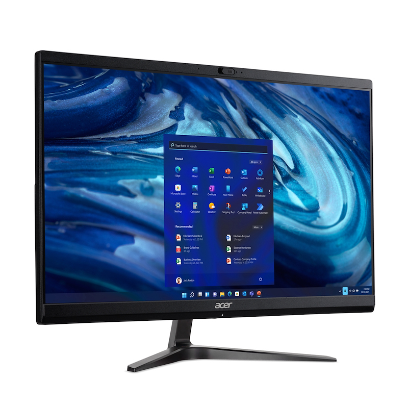 Acer Veriton Z2514G Intel® Core™ i5 i5-1335U 60.5 cm (23.8″) 1920 x 1080 pixels All-in-One PC 8 GB DDR4-SDRAM 256 GB SSD Windows 11 Pro Wi-Fi 6 (802.11ax) Black image 3