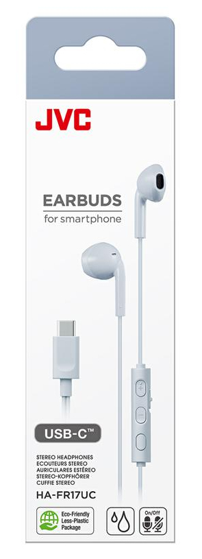 JVC HA-FR17UC Headphones Wired In-ear Calls/Music USB Type-C Blue image 2