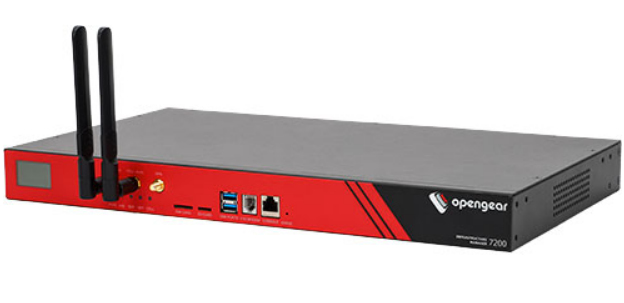 Opengear 8 serial software selectable, dual AC, 2 GbE Ethernet or fiber SFP, 16GB flash, APAC 4G LTE cellular