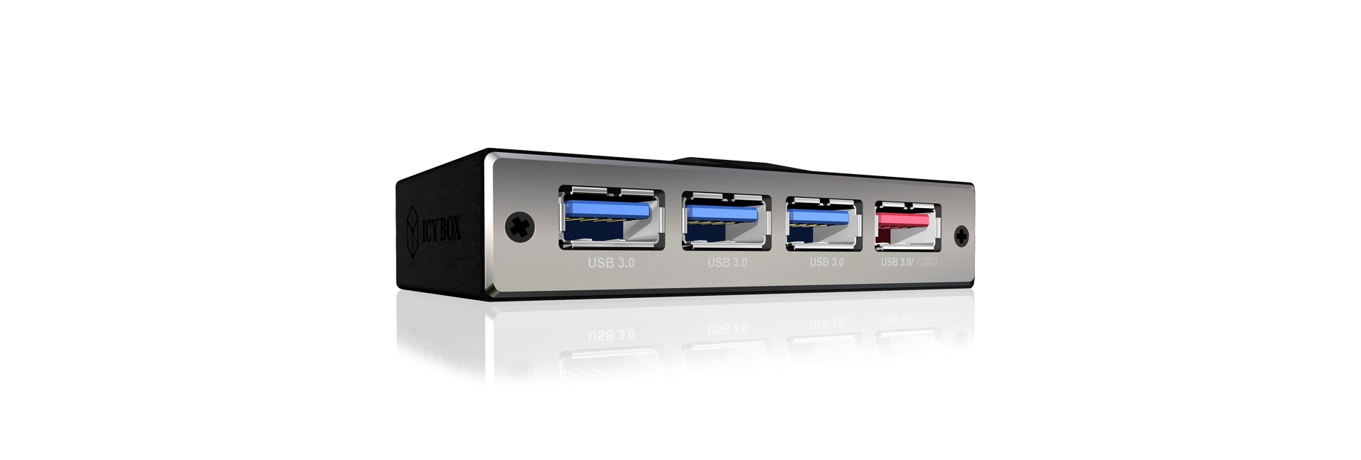 ICY BOX IB-AC617 USB 3.2 Gen 1 (3.1 Gen 1) Type-A 5000 Mbit/s Black