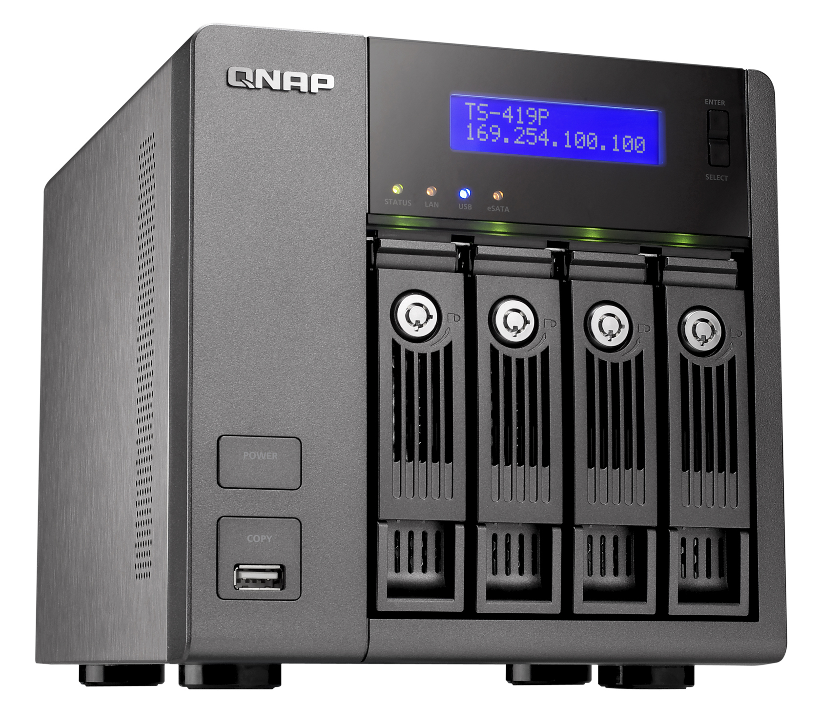 QNAP TS-419P+ NAS/storage server Tower Marvell 6282