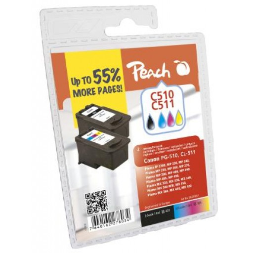 Peach 0A319011 ink cartridge Black, Cyan, Magenta, Yellow