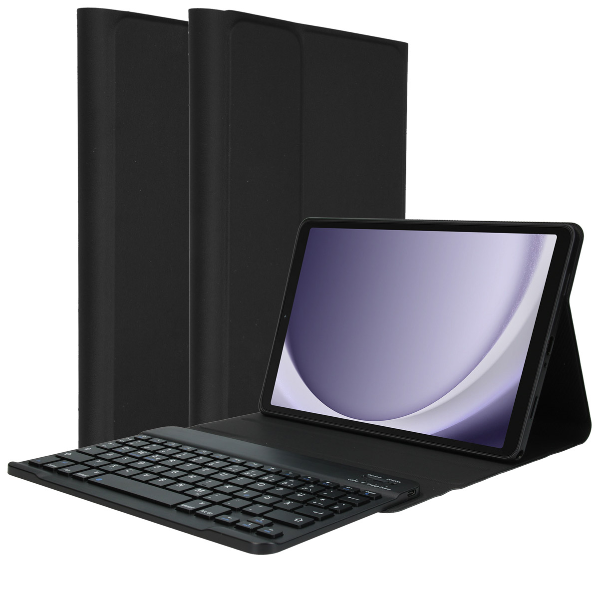 Accezz SH00069646 mobile device keyboard QWERTY Bluetooth Black – image 1