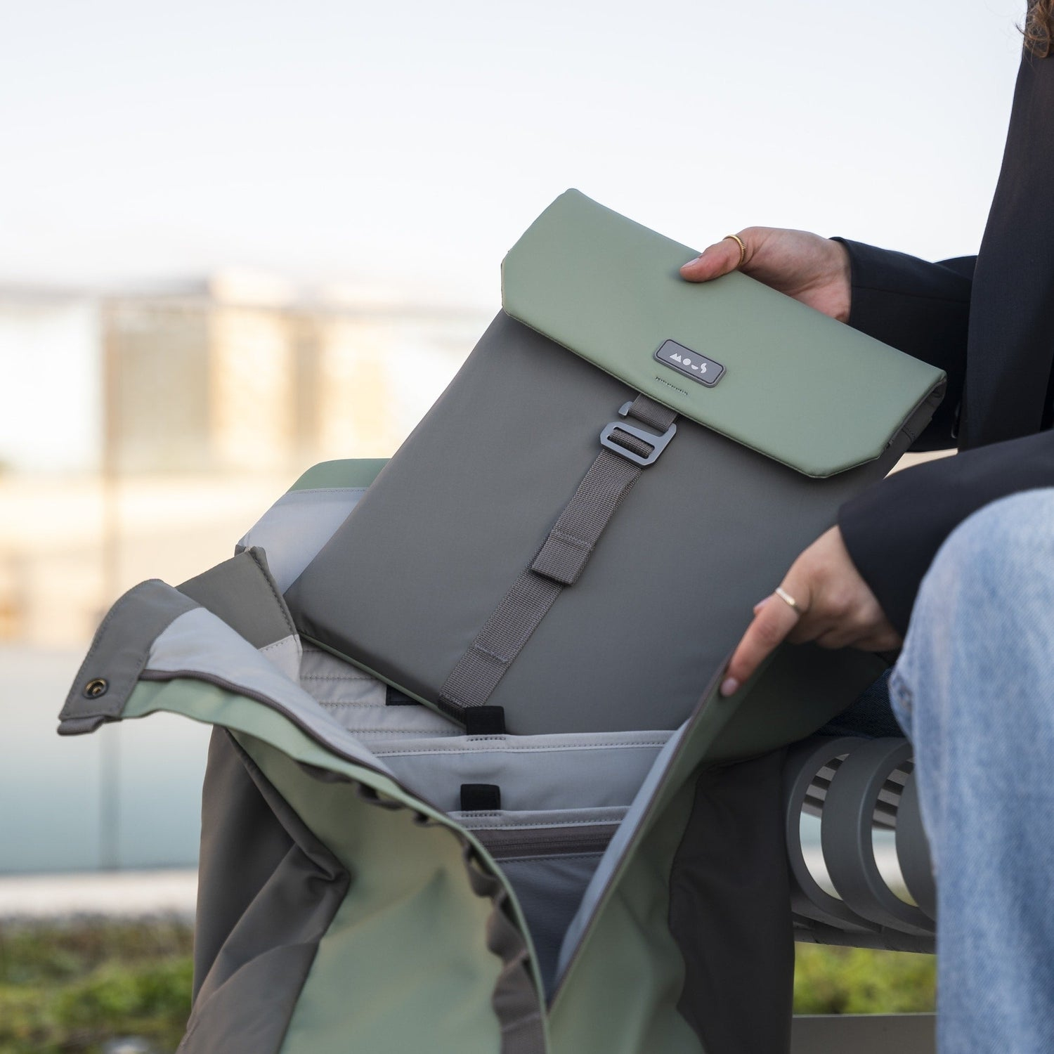 Mous Universal Laptop Sleeve – Sage – image 2
