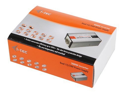 i-tec PINV-200W power adapter/inverter – image 3