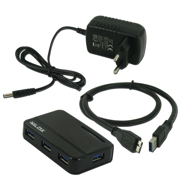 Nilox 10NXHU004U001 interface hub 5000 Mbit/s – image 2