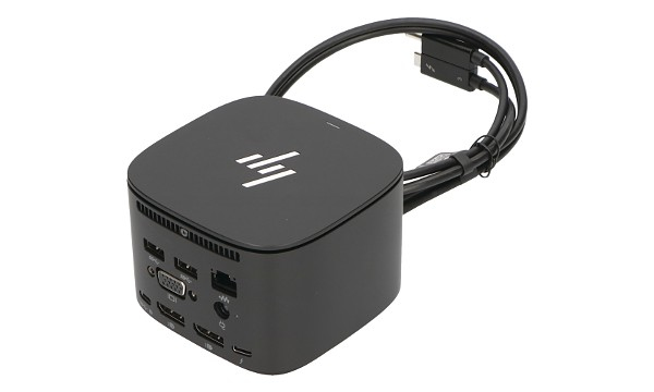 2-Power ALT267705B laptop dock/port replicator Wired Thunderbolt Black – image 1