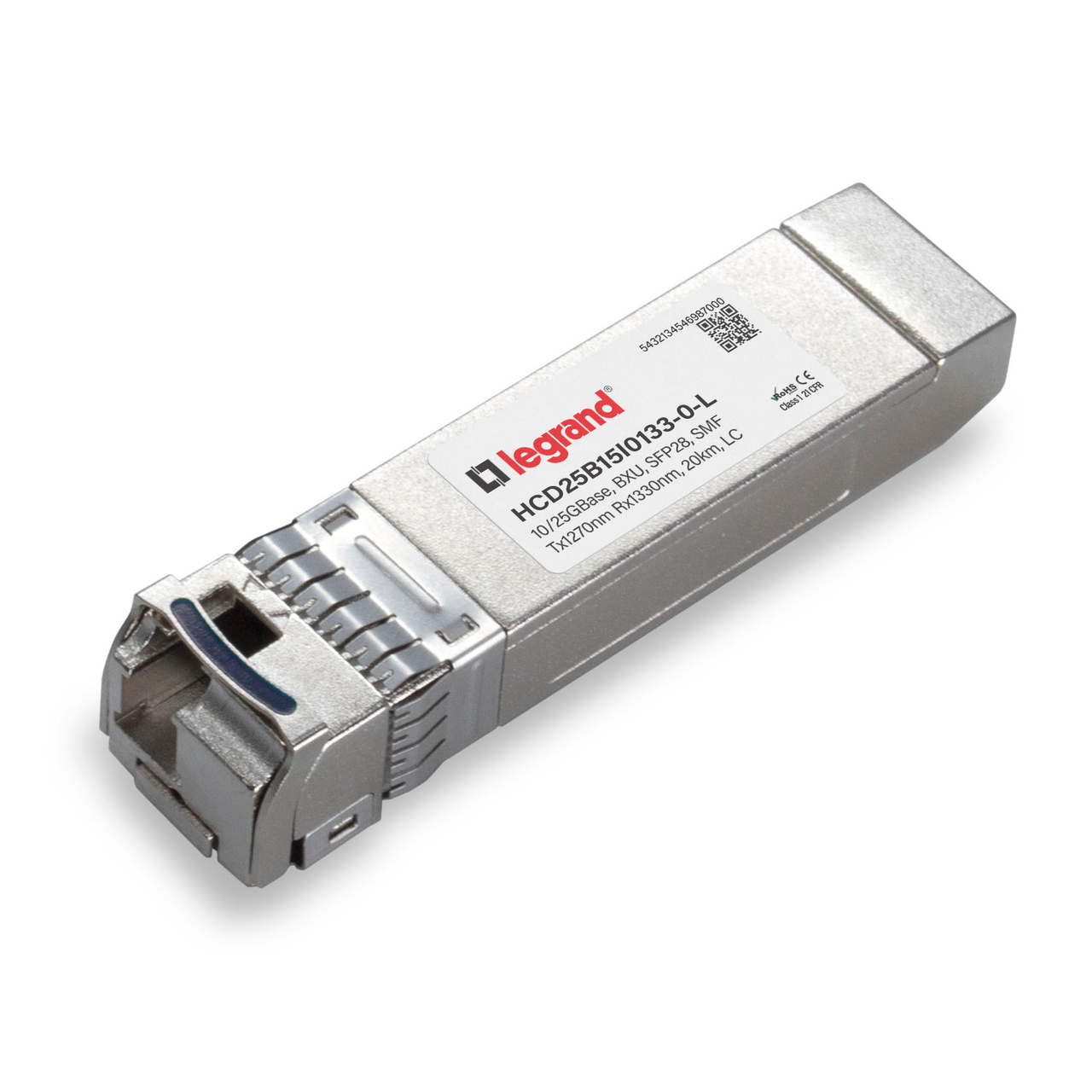 Legrand HCD25B15I0133-0-L network transceiver module Fiber optic 25000 Mbit/s QSFP28 1330 nm