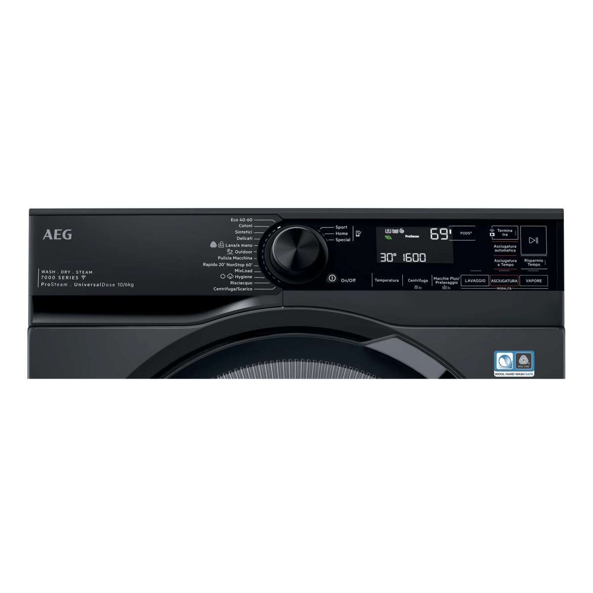 AEG LWR7BLACK washer dryer Freestanding Front-load Black – image 7