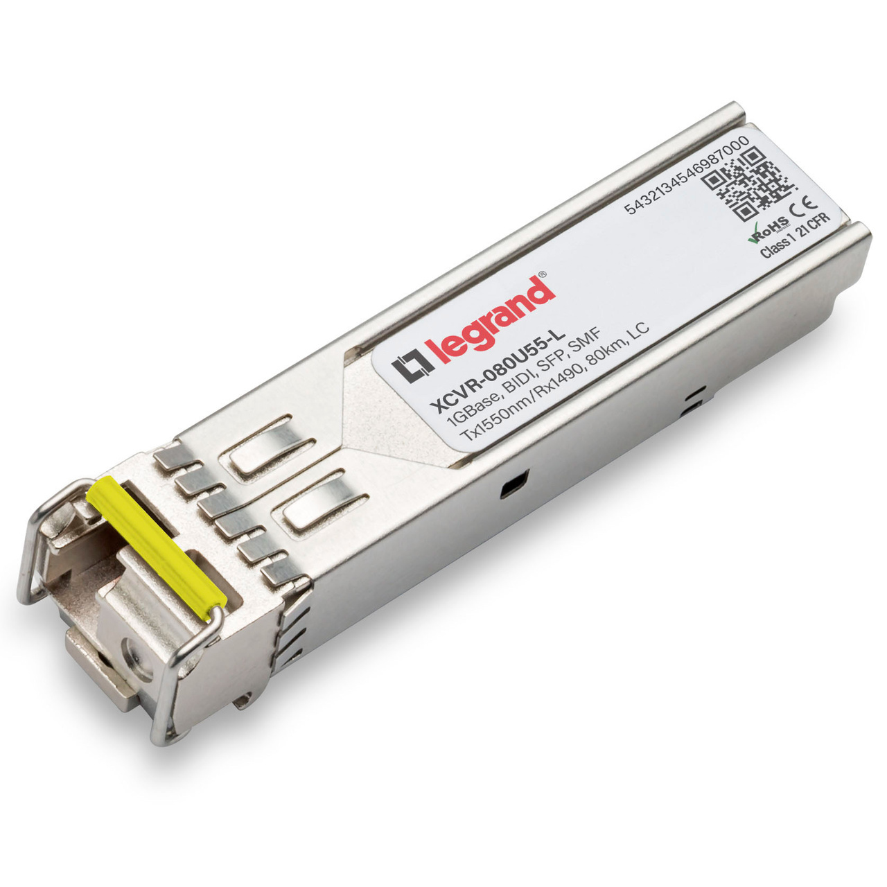 Legrand XCVR-080U55-L network transceiver module Fiber optic 1000 Mbit/s SFP
