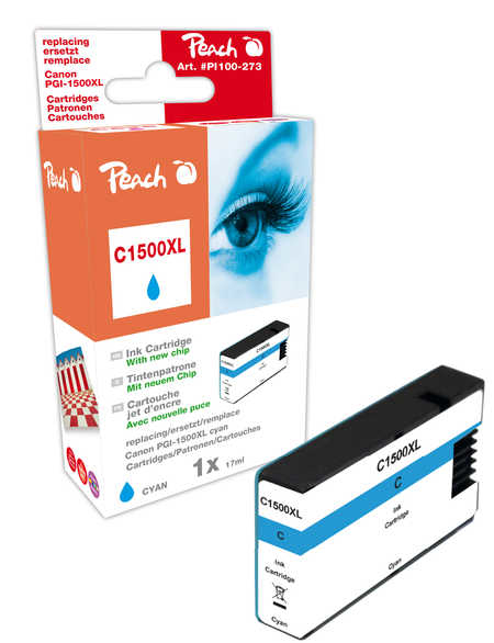 Peach PI100-273 ink cartridge Cyan