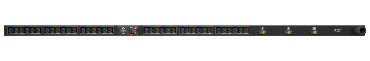 Vertiv Geist MN01D4W1-36CF18-4CS15A0A10-S-A power distribution unit (PDU) 36 AC outlet(s) 0U Black