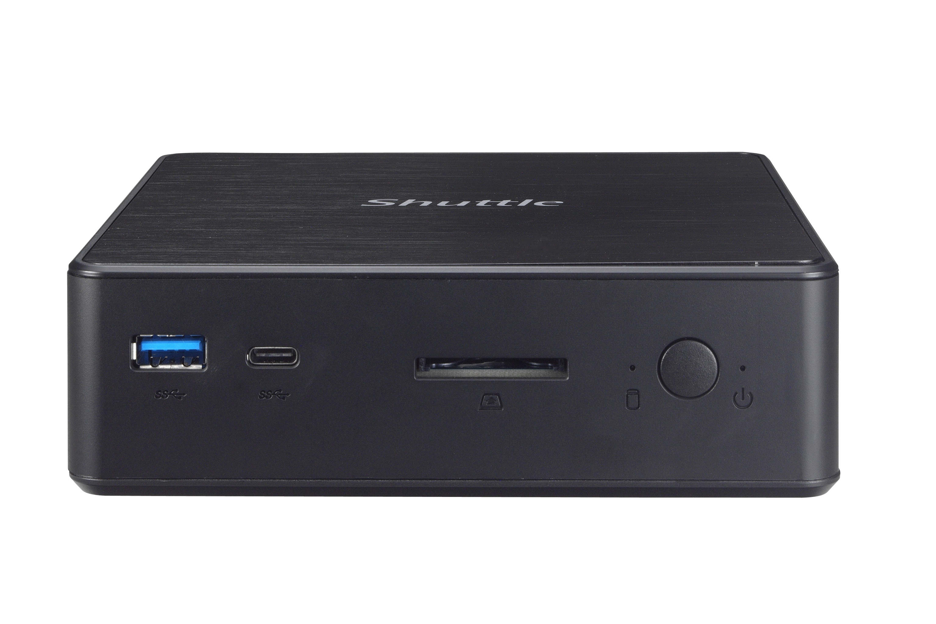 Shuttle Nano PC NC10U3 , Intel i3-8145U, 1x HDMI, 1x DP, 1x 2.5″ bay, 1x M.2, 1x LAN, 1x COM, Wifi, 24/7 permanent operation, incl. VESA & Stand image 2