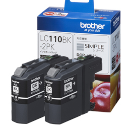 Brother LC110BK-2PK ink cartridge Original Black