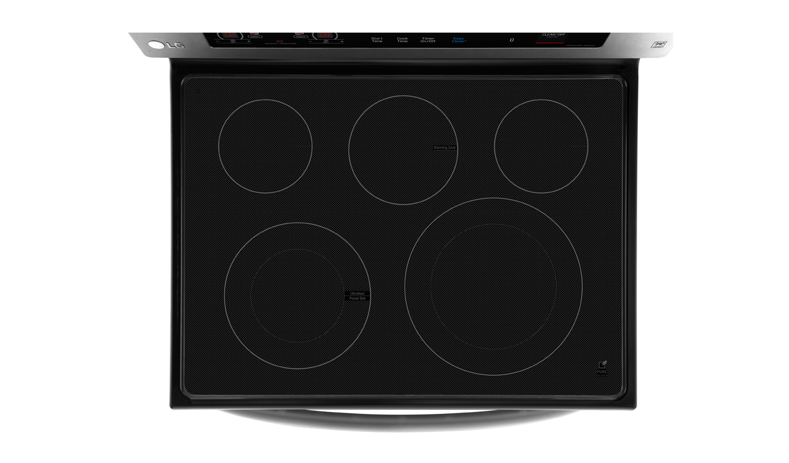 LG LRE3193BD cooker Freestanding cooker Electric Zone induction hob Black, Stainless steel – image 9