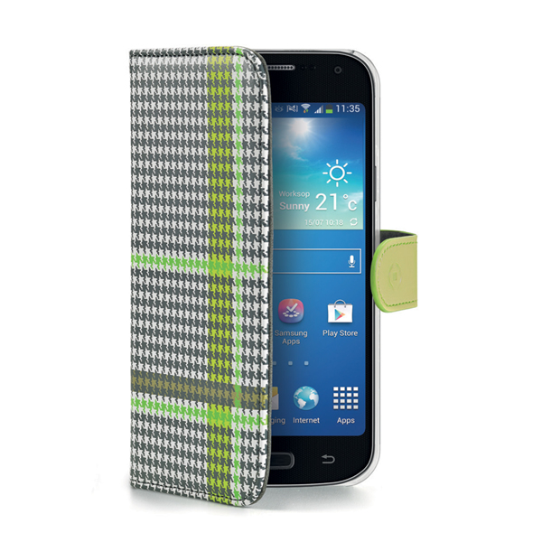 Celly PDPAGES4MGR mobile phone case Wallet case Black, Green, White