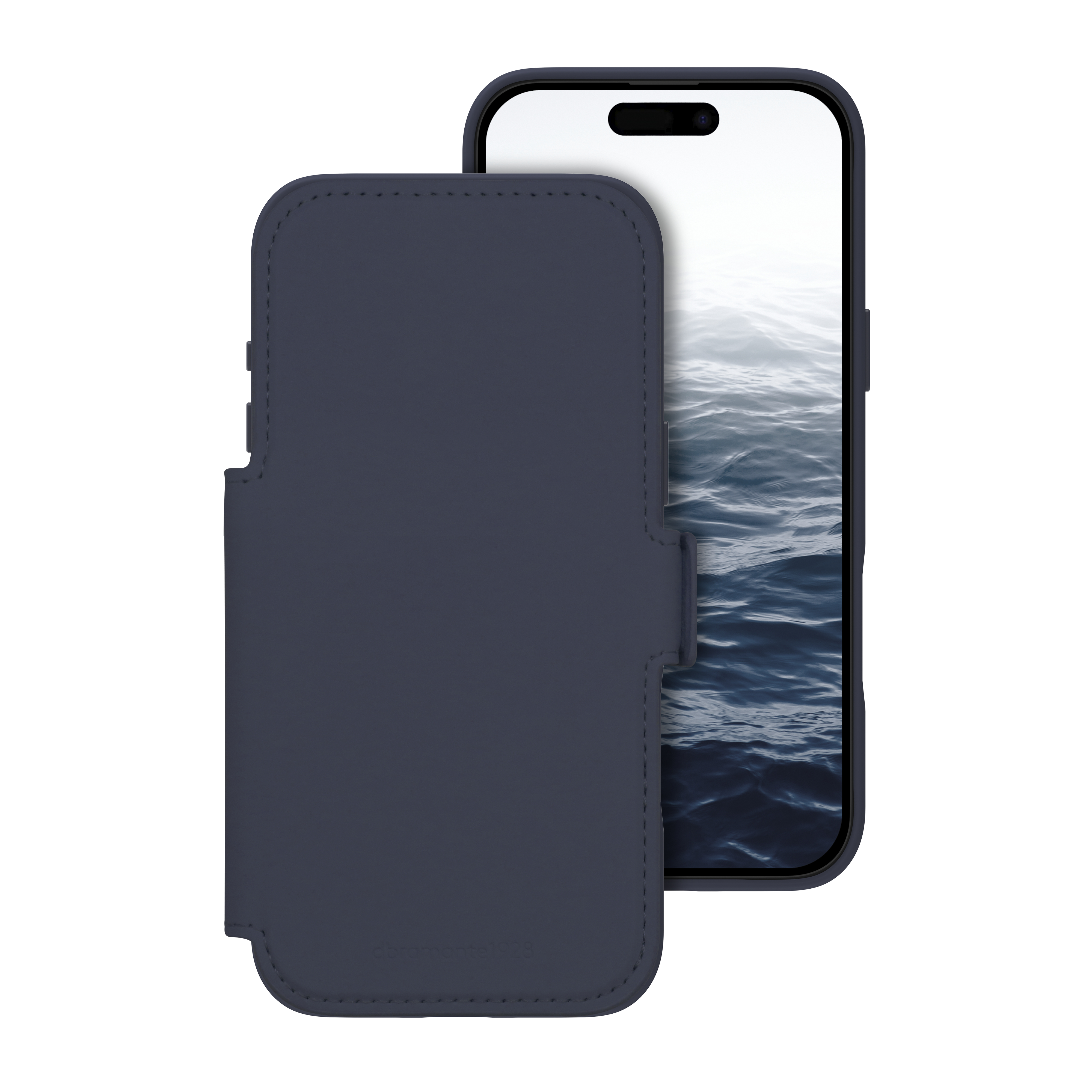 dbramante1928 Lynge - Flip cover for mobile phone - MagSafe compatibility - deep water - for Apple iPhone 17 Pro Max