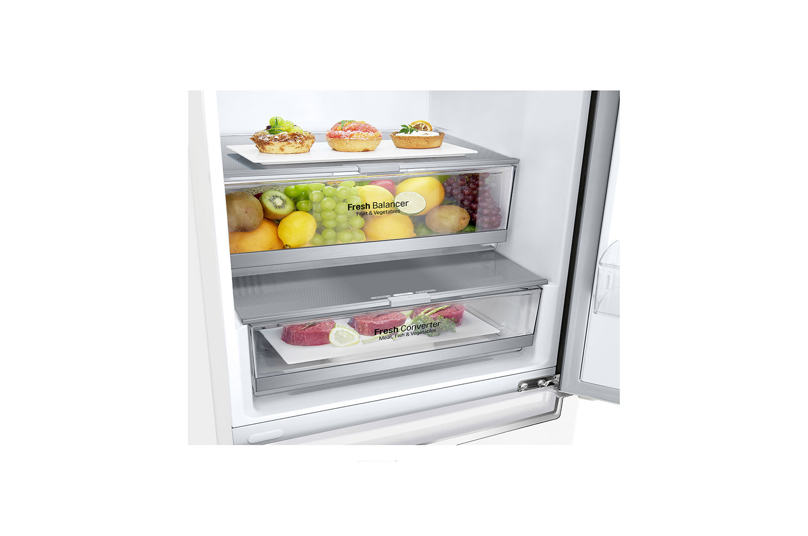 LG GBB72SWEZN fridge-freezer Freestanding – image 8