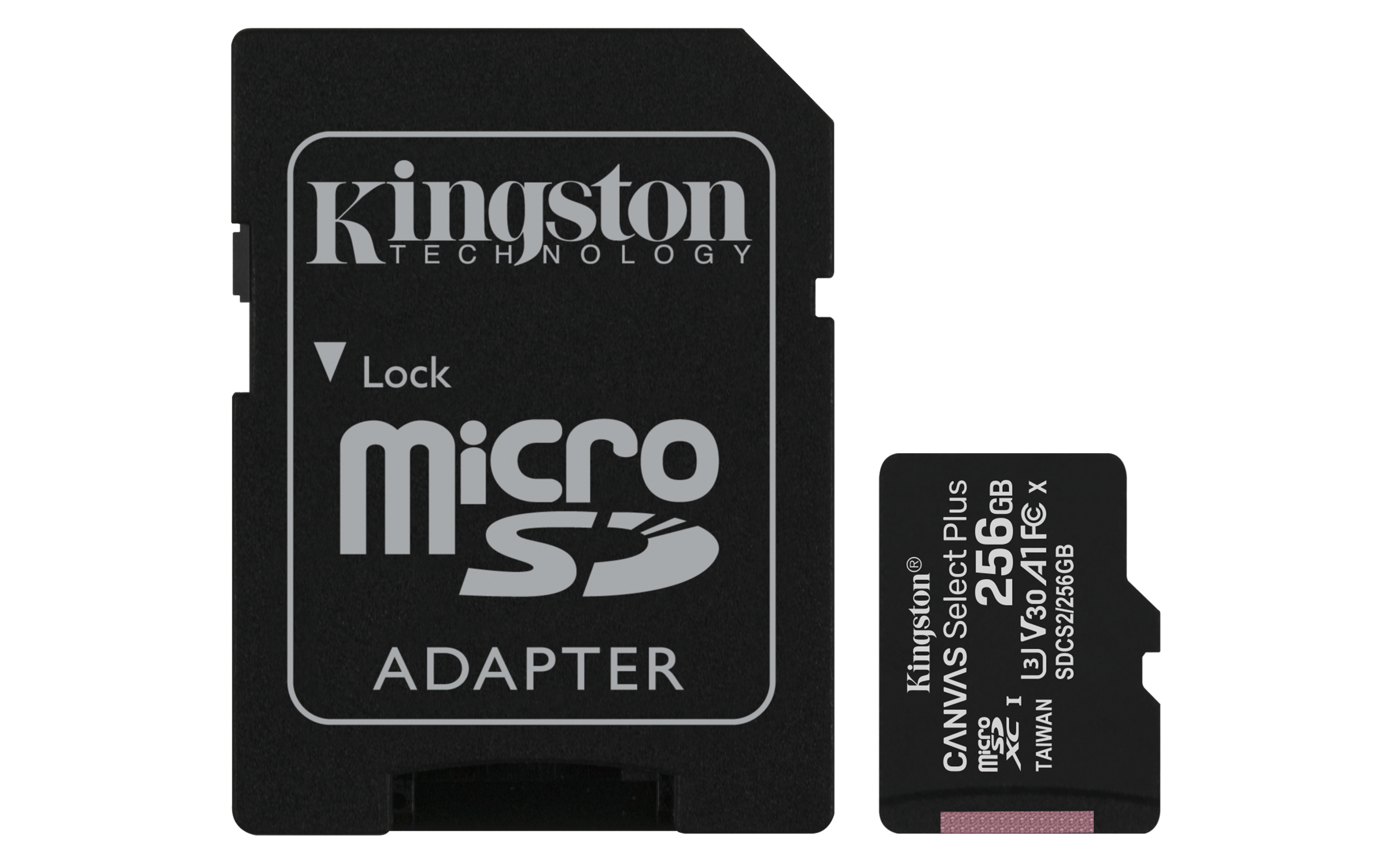 Kingston Technology Canvas Select Plus 256 GB MicroSDXC UHS-I Klass 10