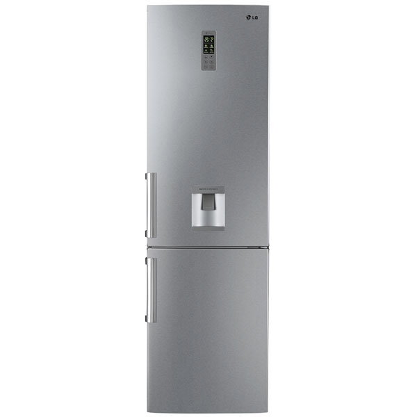 LG GB5240AEAZ fridge-freezer Freestanding Platinum – image 1