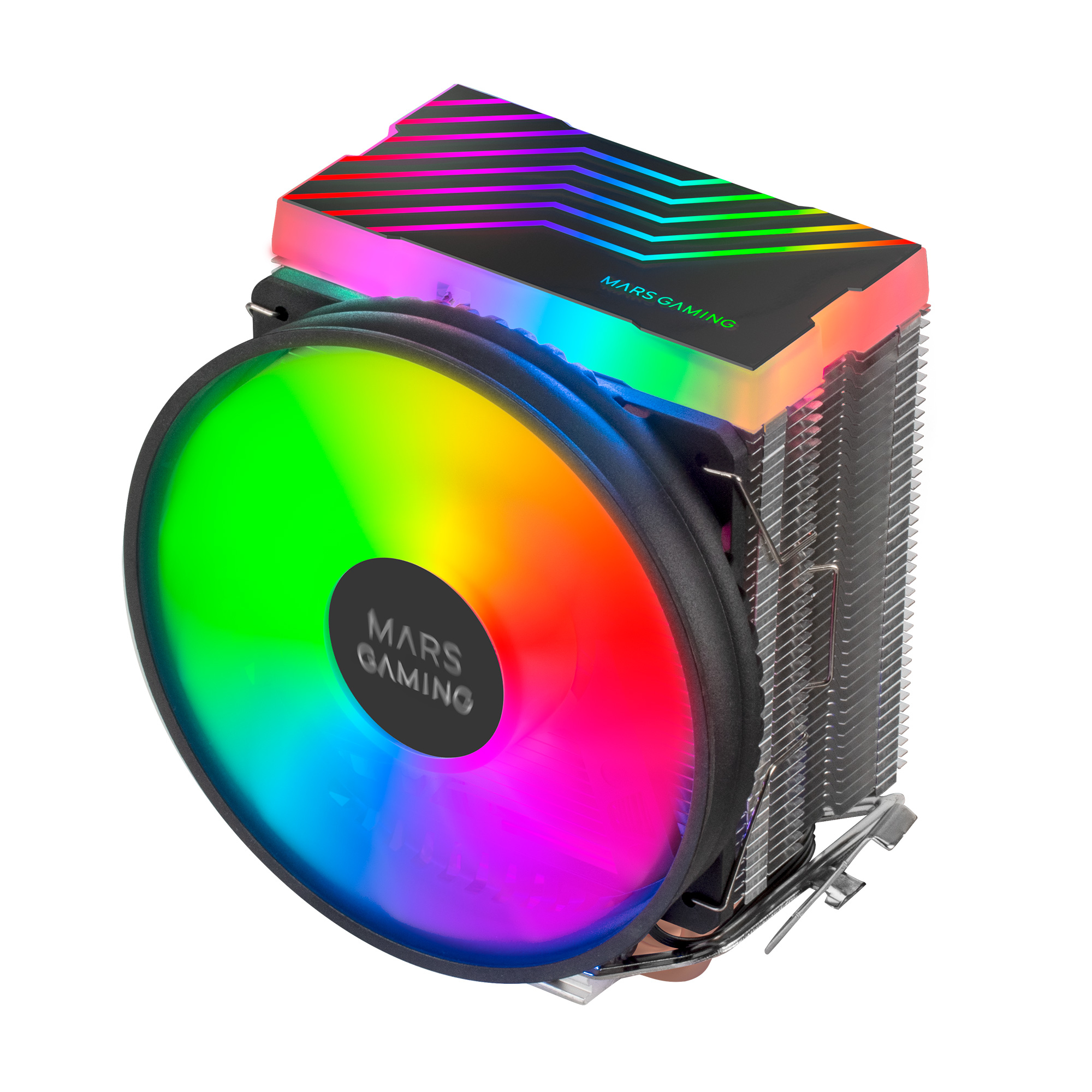 Mars Gaming MCPU33 Dual FRGB CPU Heatsink 3 Heatpipes HCT TDP – image 3