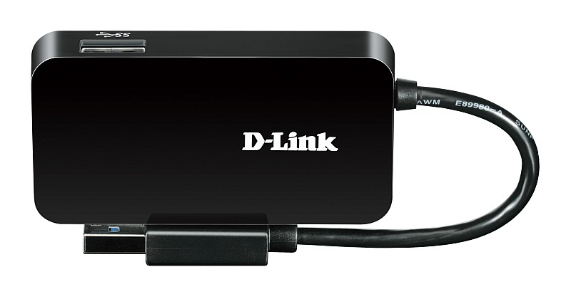 D-Link DUB-1341 interface hub USB 3.2 Gen 1 (3.1 Gen 1) Type-A 5000 Mbit/s Black – image 1