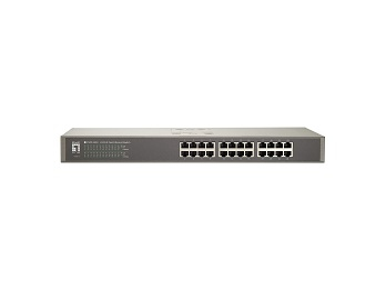 LevelOne 24-Port Fast Ethernet Switch – image 2