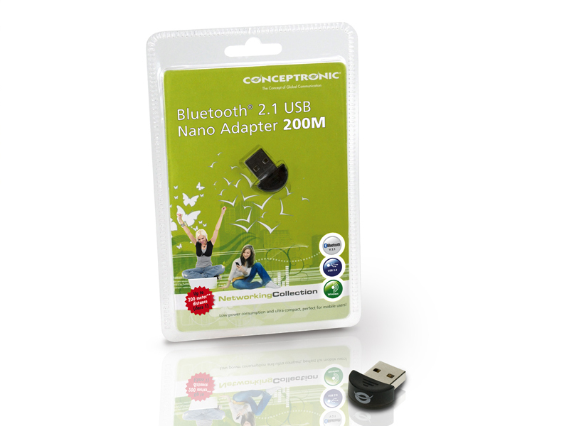 Conceptronic Bluetooth v2.1 USB 2.0 Nano Adapter 200m – image 5