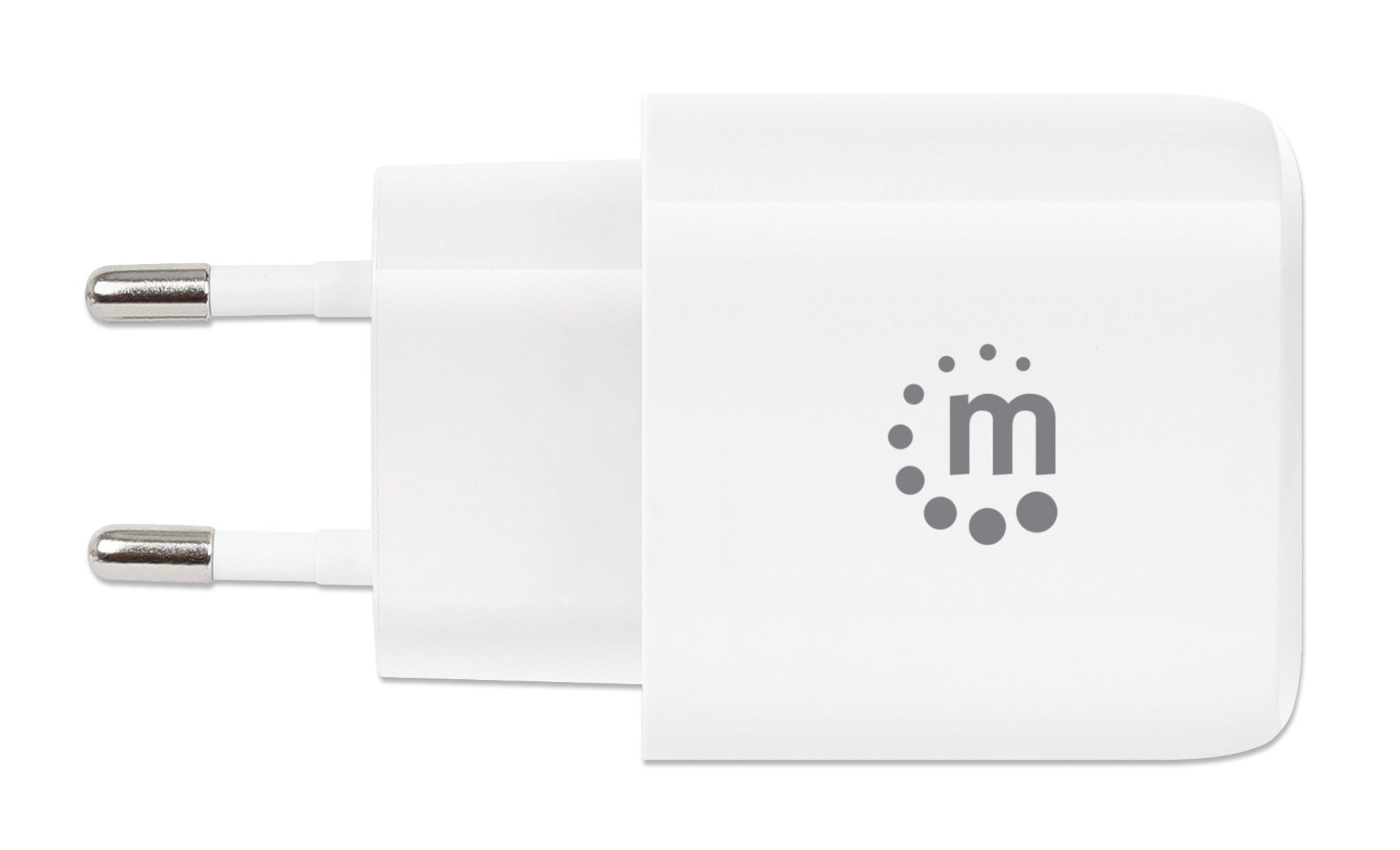 Manhattan Wall/Power Mobile Device Charger (Euro 2-pin), USB-C and USB-A ports, USB-C Output: – image 6