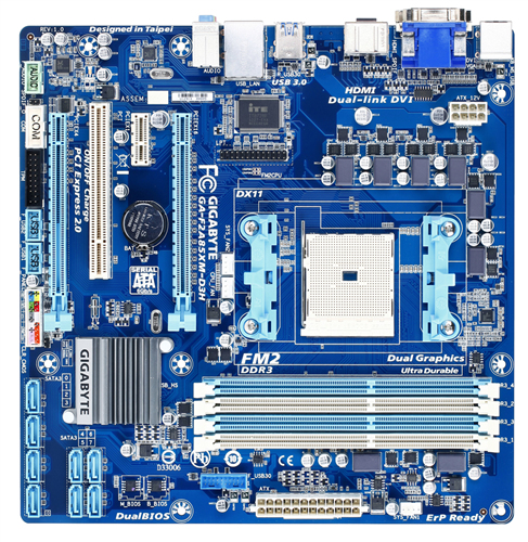 GIGABYTE GA-F2A85XM-D3H (rev. 1.0) – image 1