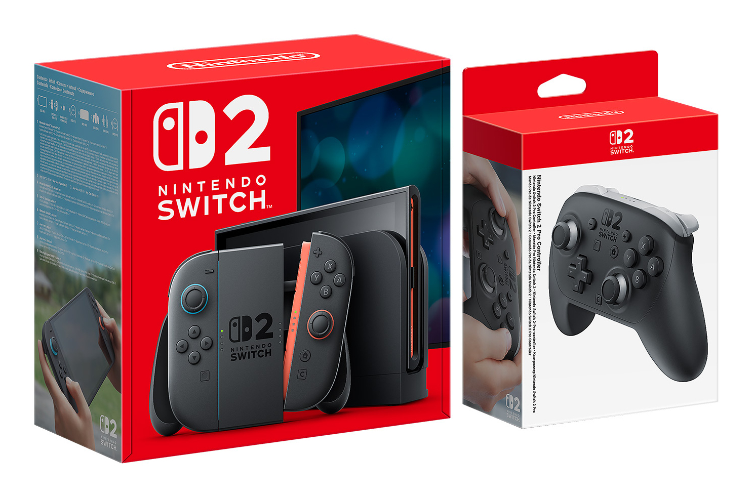 Nintendo Switch 2 + Switch 2 Pro Controller — vue 1 sur 8