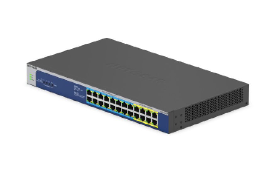 NETGEAR GS524UP-100AJS network switch Gigabit Ethernet (10/100/1000) Power over Ethernet (PoE) Grey – image 1