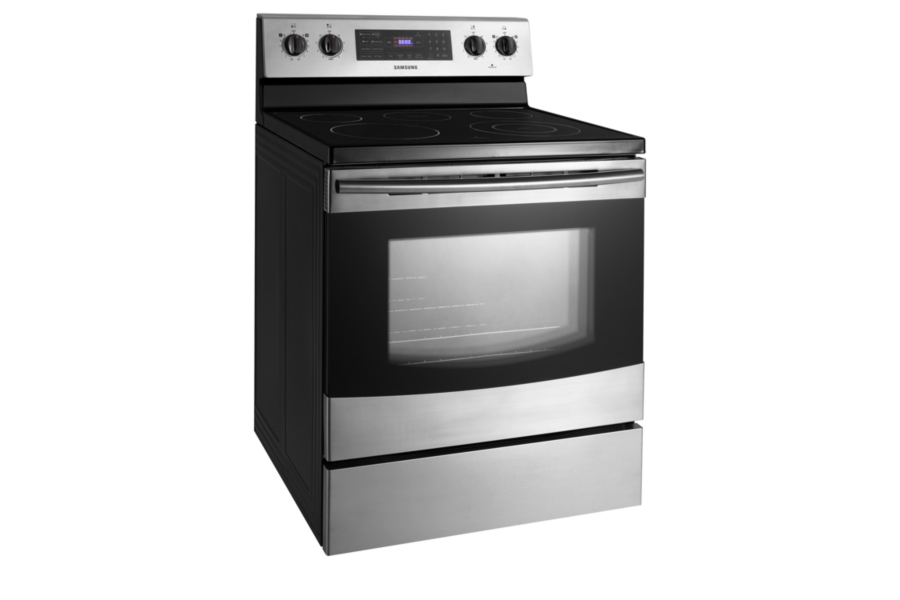 Samsung FE-R400SX cooker Freestanding cooker Electric Black, Stainless steel – image 3