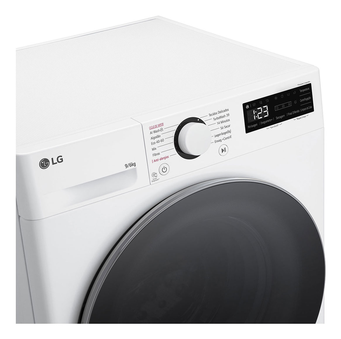 LG F4DR509S1W washer dryer Freestanding Front-load White – image 2