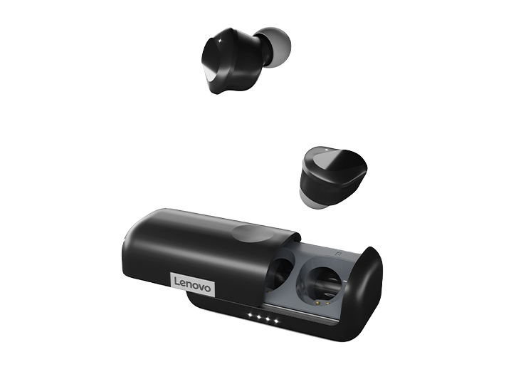 Lenovo ZA800000WW headphones/headset True Wireless Stereo (TWS) In-ear Calls/Music USB Type-C Bluetooth Black – image 2