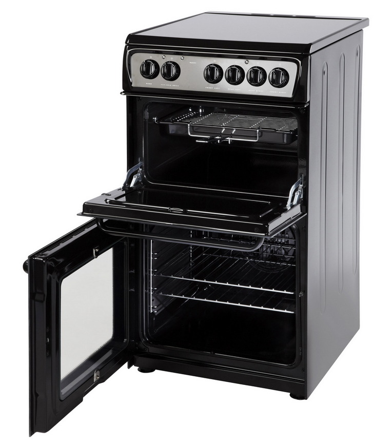 Hotpoint HAE51KS cooker Freestanding cooker Electric Ceramic hob Black – image 5