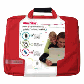 Techair KITTSNR12 39.1 cm (15.4") Briefcase Red