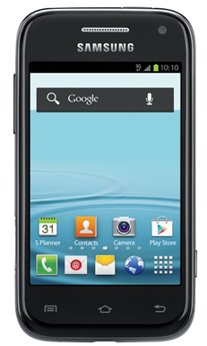 Samsung Galaxy Rush 8.89 cm (3.5") Single SIM Android 4.0 3G Micro-USB B 0.75 GB 1750 mAh Black