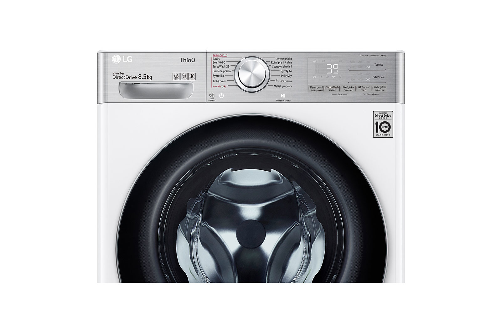 LG F28V9GW2W washing machine Front-load – image 5