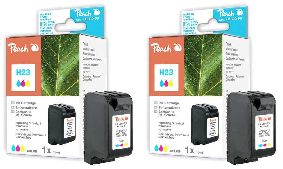Peach 318769 ink cartridge 2 pc(s) Cyan, Magenta, Yellow