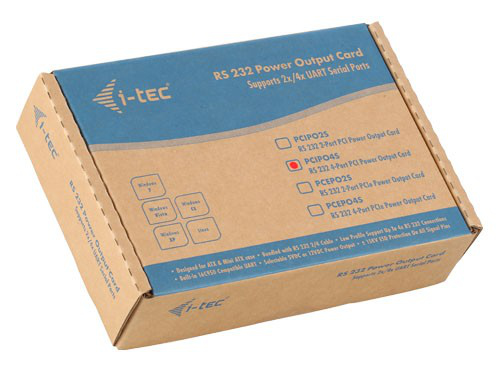 i-tec PCIPO4S interface cards/adapter Internal Serial – image 3