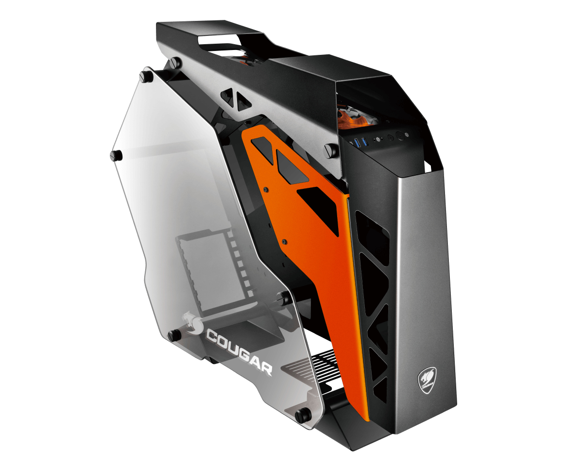 COUGAR Conquer Midi Tower Black, Orange – image 2