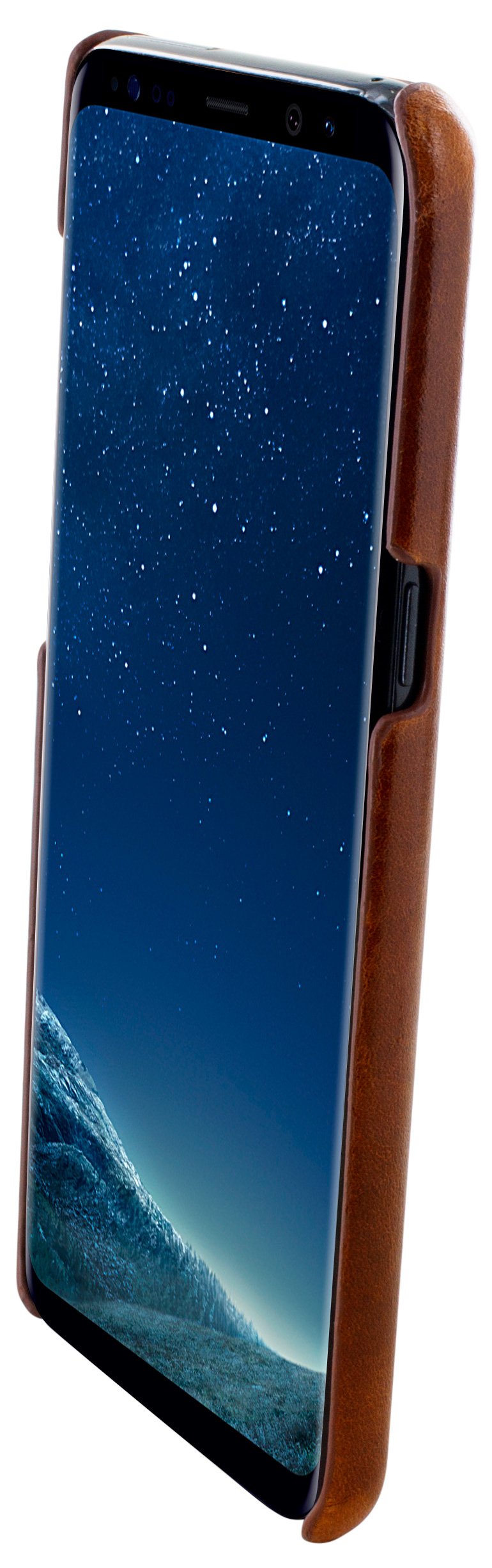 Mobiparts Excellent Backcover Samsung Galaxy S8 Oaked Cognac – image 2