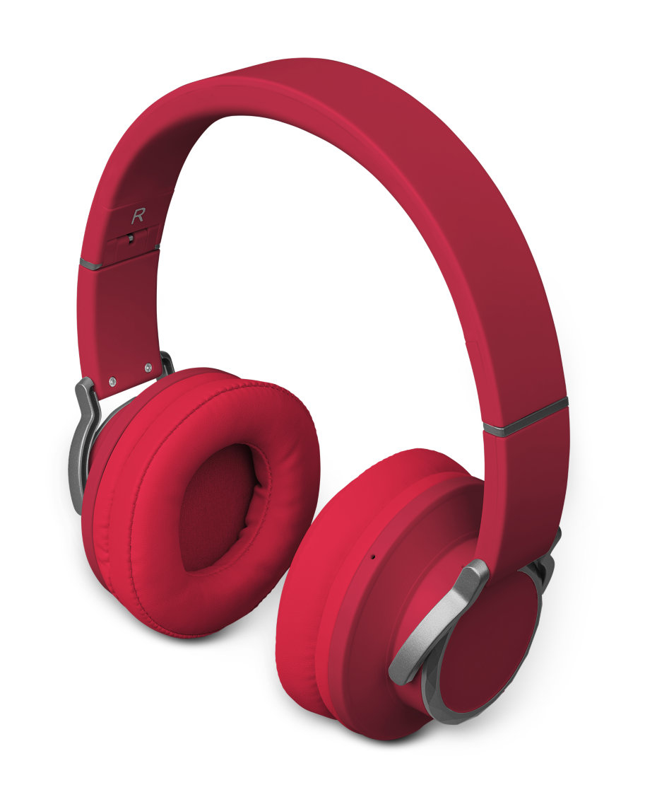 MEDION E62113 Headset Wired & Wireless Head-band Bluetooth Red – image 1