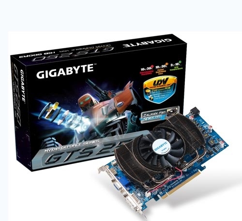 GIGABYTE GV-N250ZL-1GI graphics card GeForce GTS 250
