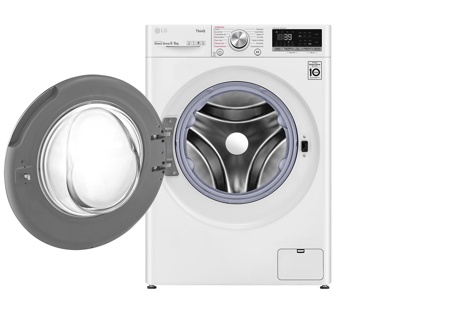 LG F4DV709S1E washer dryer Freestanding Front-load White – image 2