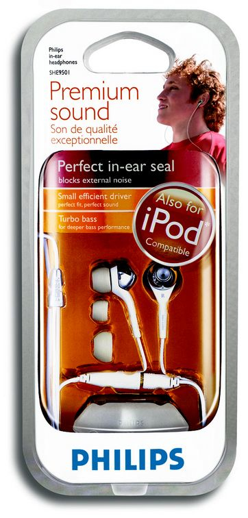 Philips SHE9501 In-Ear Headphones – image 2