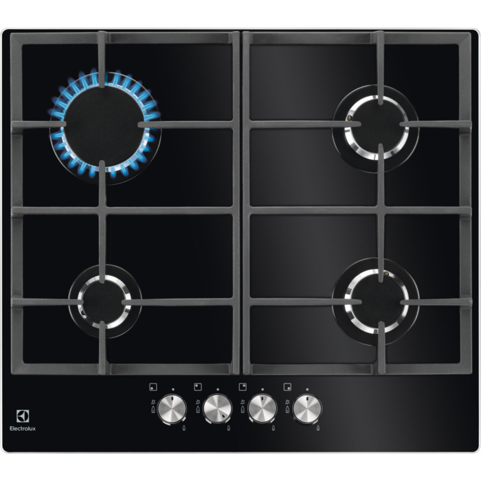 Electrolux PVN642OV Black Built-in Gas 4 zone(s)