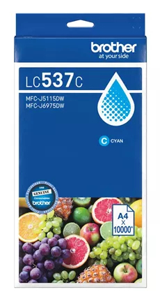 Brother LC537C ink cartridge 1 pc(s) Original Ultra High Yield Cyan – image 2